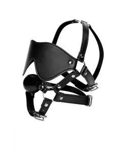 Kunstleren Masker Met Ball Gag