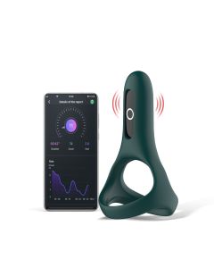 Magic Motion - Rise Smart Vibrerende Cockring - Groen