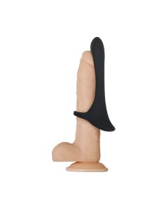 Evolved - Cock Armor Vibrerende Cockring - Zwart