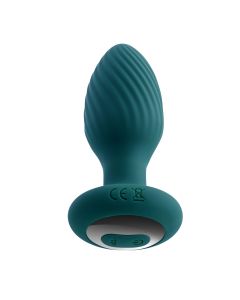 Playboy - Spinning Tail Teaser Buttplug - Teal