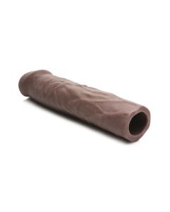 JOCK Extra Lange Penis Sleeve 22,5 cm - Bruin