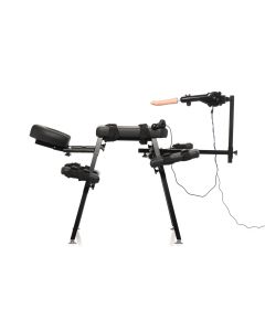XR Brands - Obedience Bench Met Seksmachine - Zwart
