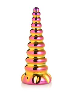 XR Brands - Twilight Regenboog Glazen Dildo