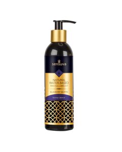 Sensuva - Natural Waterbasis Glijmiddel Bosbessen Muffin 240 ml