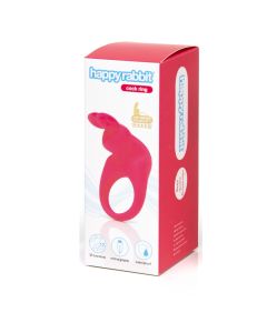 Happy Rabbit – Rabbit Cockring – Oplaadbaar Vibrerend – Roze