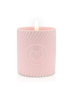 HighOnLove - Pink Massage Kaars Aardbei & Champagne