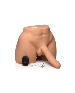 JOCK - Automatisch Knijpende & Vibrerende Masturbator - Medium