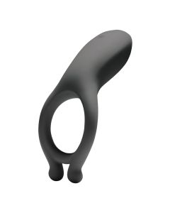 Doc Johnson - OptiMALE Oplaadbare Vibrerende C-Ring - Zwart