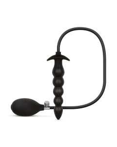 Anal Collection - Opblaasbare Dildo met Pomp 20 cm - Zwart
