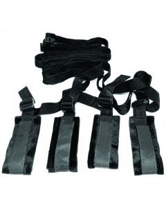 Sportsheets – S&M Bed Bondage Restraint Kit – Zwart