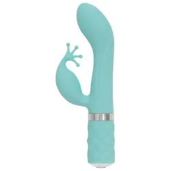 Pillow Talk - Kinky Rabbit & G-Spot Vibrator - Teal