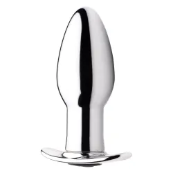 Chrome Blast Oplaadbare Buttplug Met Afstandsbediening - Klein