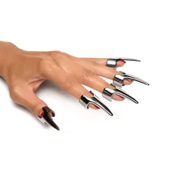 Vijfdelige Sensatie Klauwringen - Zilver