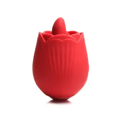 BLOOMGASM - French Rose Lik- en Vibratiestimulator - Rood