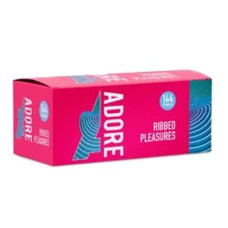 Adore Ribbed Pleasure condooms 144 stuks grootverpakking