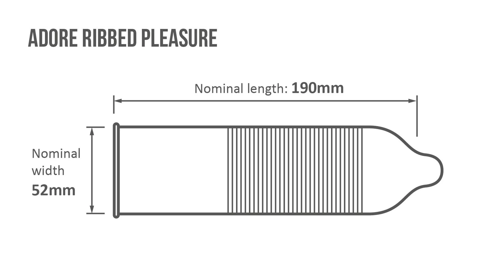 Adore Ribbed Pleasure condooms 144 stuks van natuurlijk rubber latex