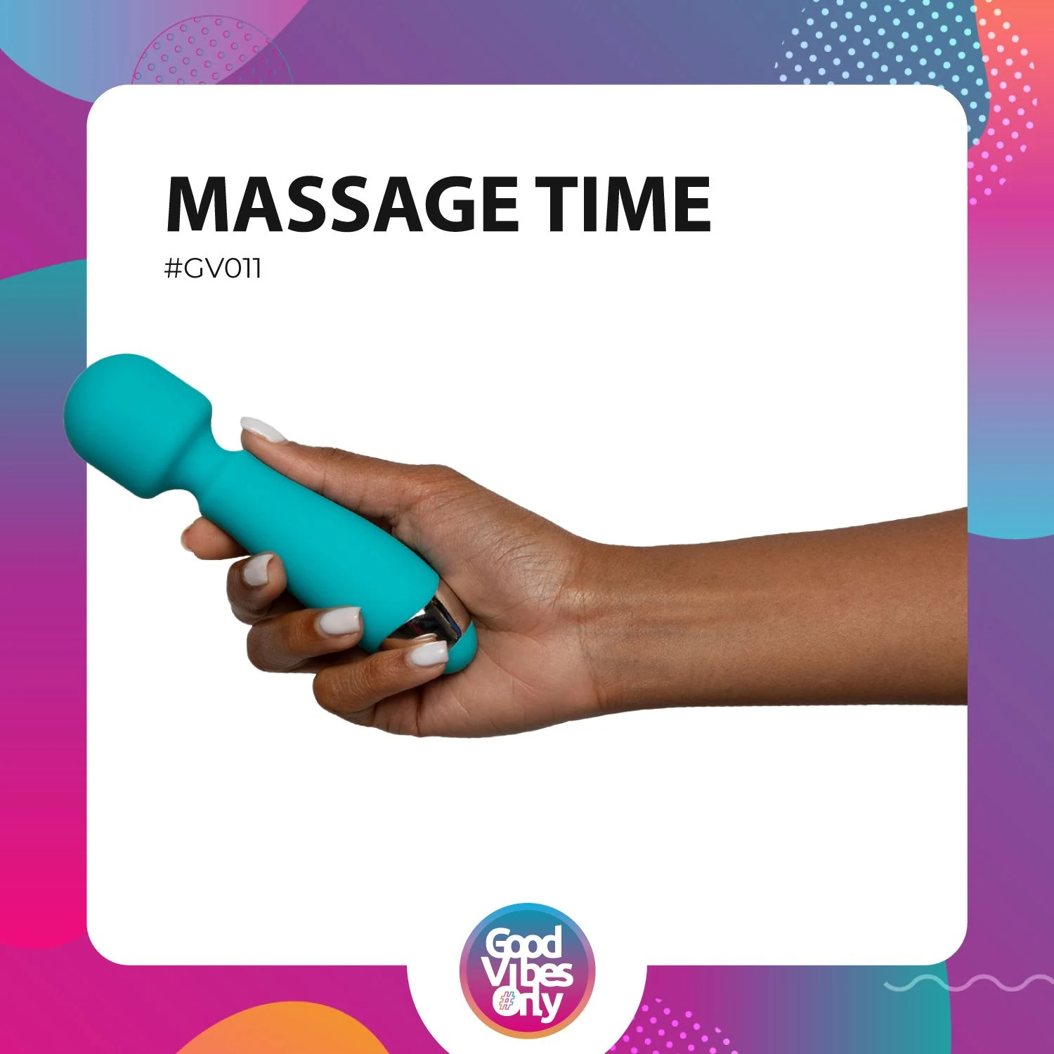 Aida Wand Massager groen met flexibele kop