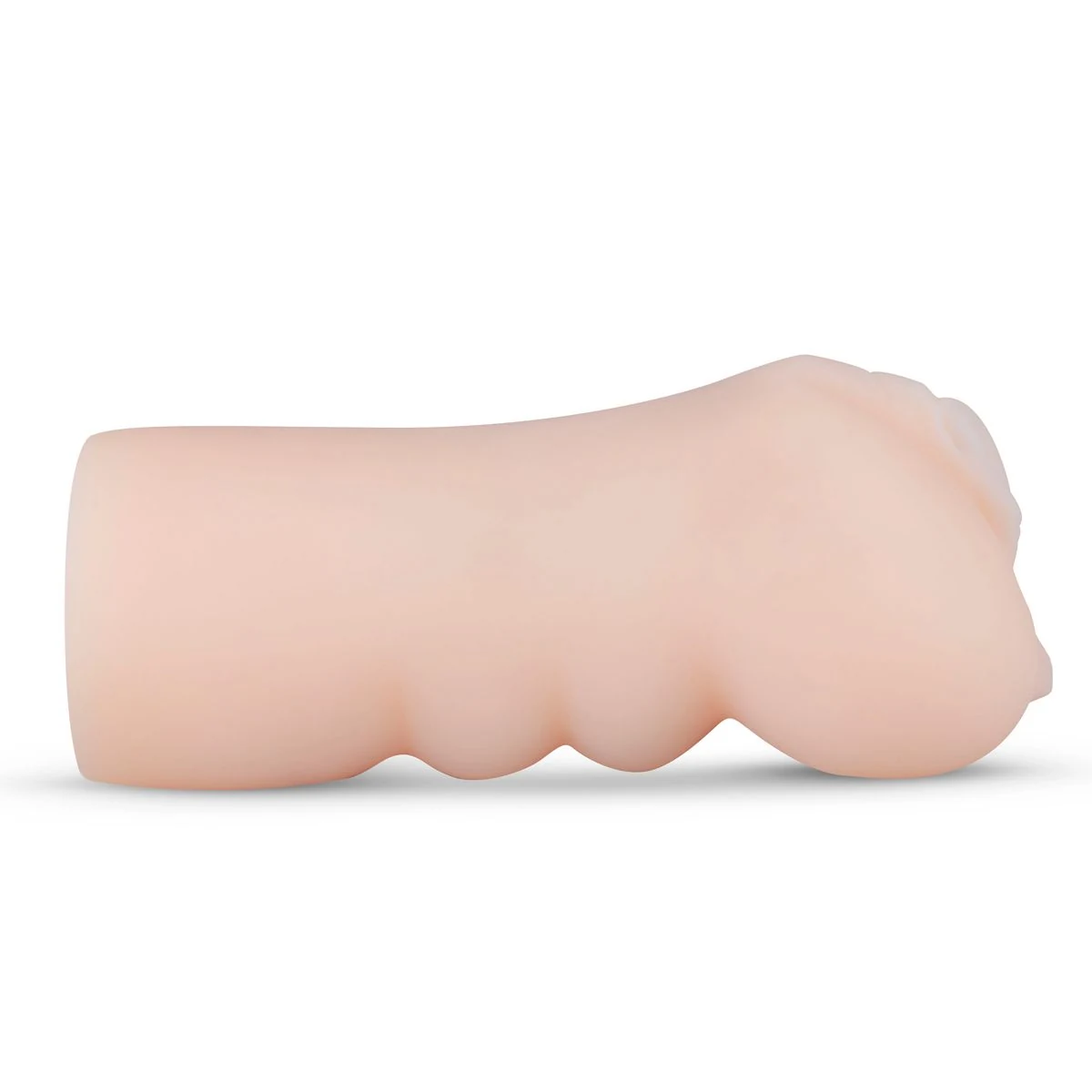 Beige Amelia Harper Masturbator met geribbelde interne structuur