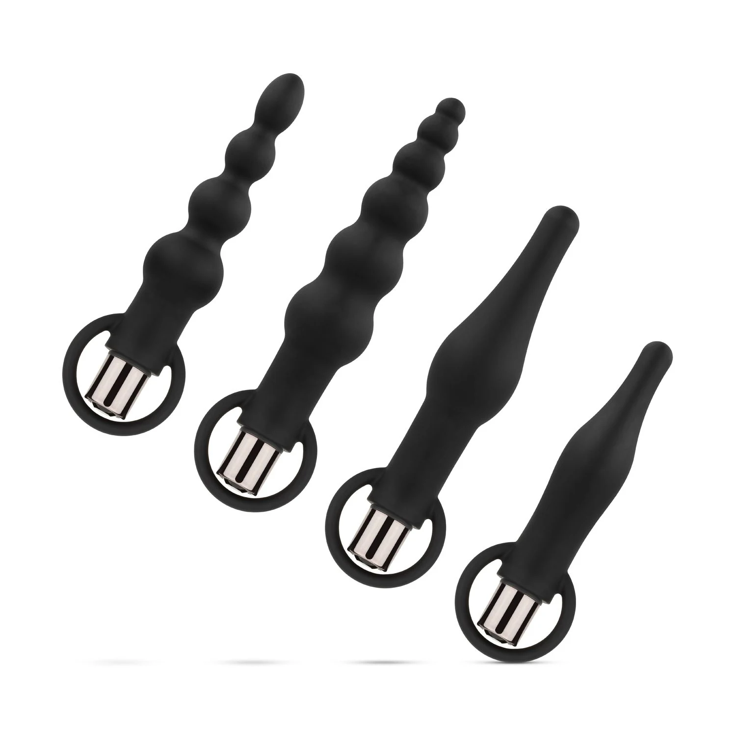 Anaal plug set met bullet vibrator, geschikt voor beginners en anale stimulatie