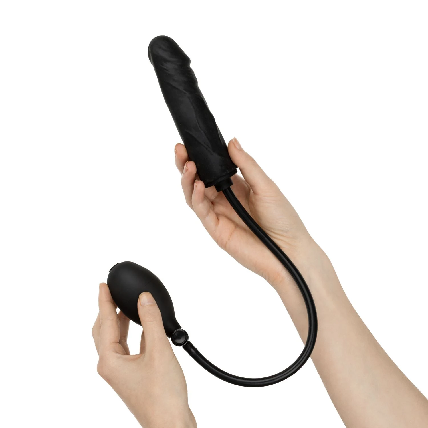 Opblaasbare dildo 14,5 cm van Easytoys Anal Collection, geschikt voor waterbasis glijmiddel