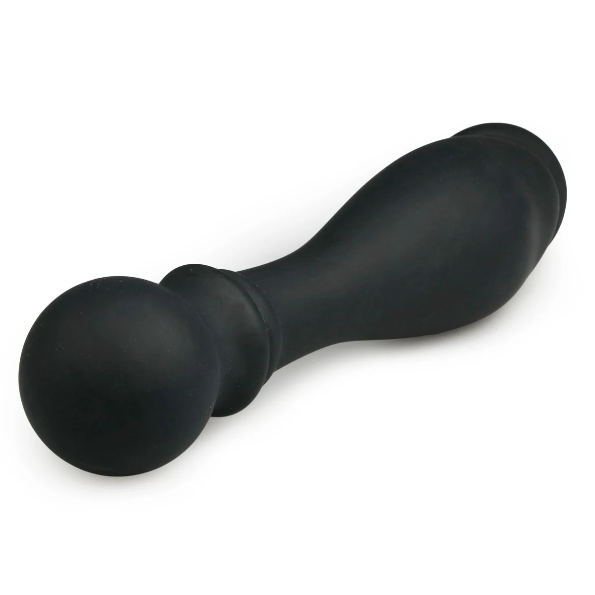 Zwarte unisex prostaat dildo met goede grip aan de onderkant
