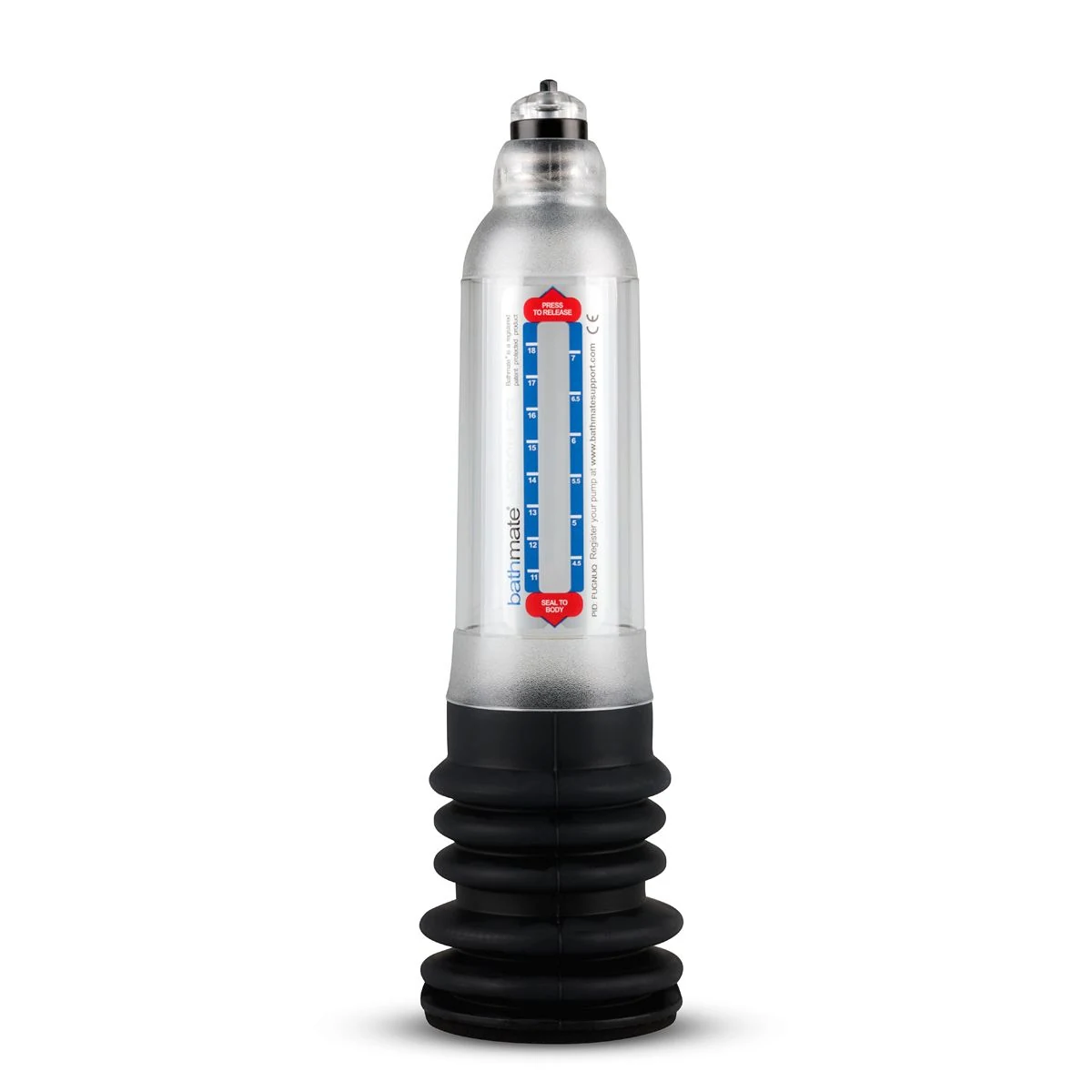 Bathmate Hydro 7 Penispomp - Clear transparante hydrotherapie penispomp