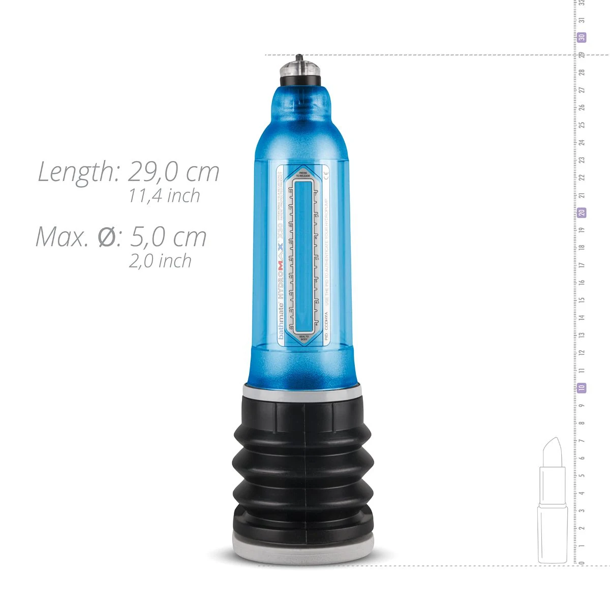 Bathmate Hydromax 7 blauw waterproof penispomp van Bathmate