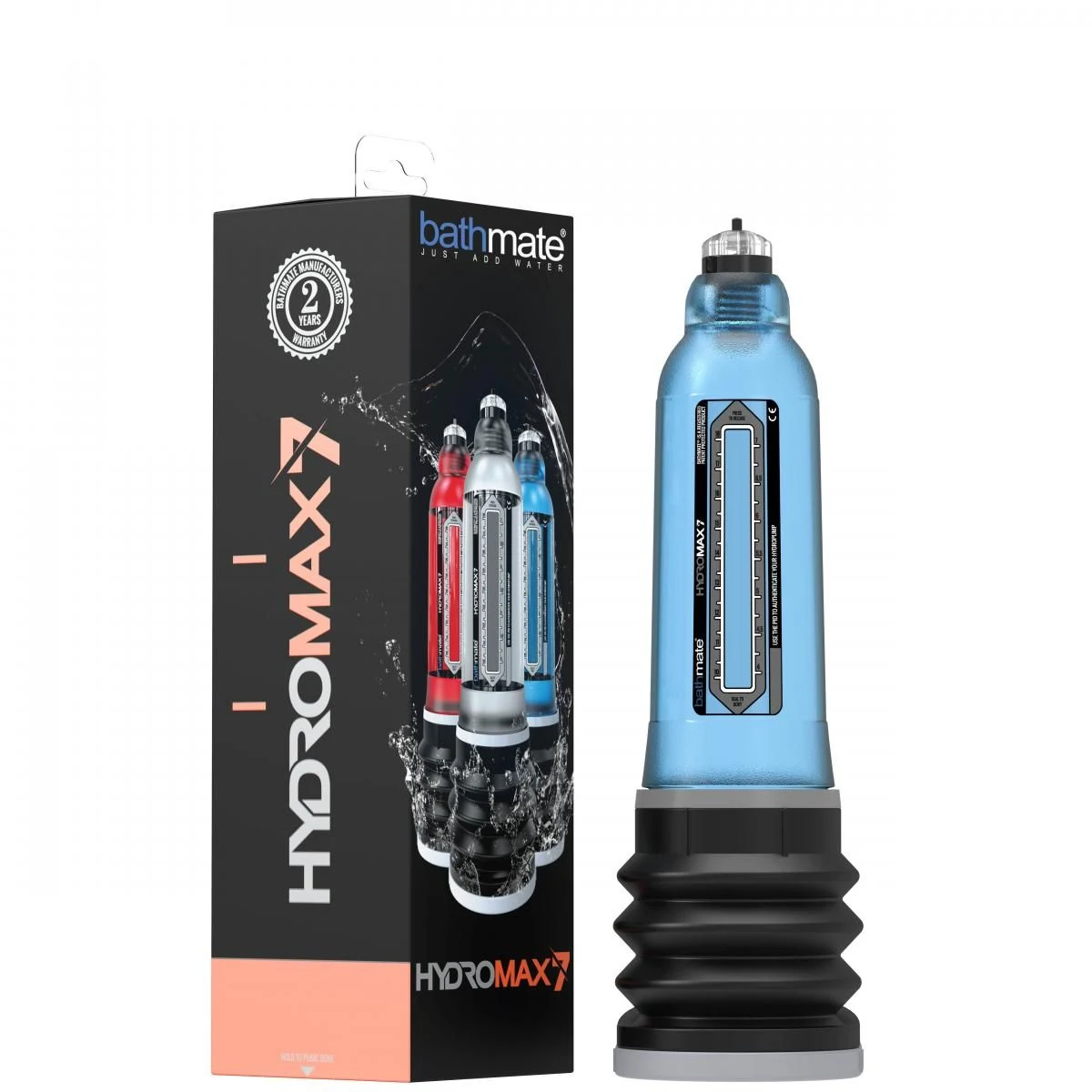 Bathmate Hydromax 7 blauw, geschikt voor penis van 13-18 cm