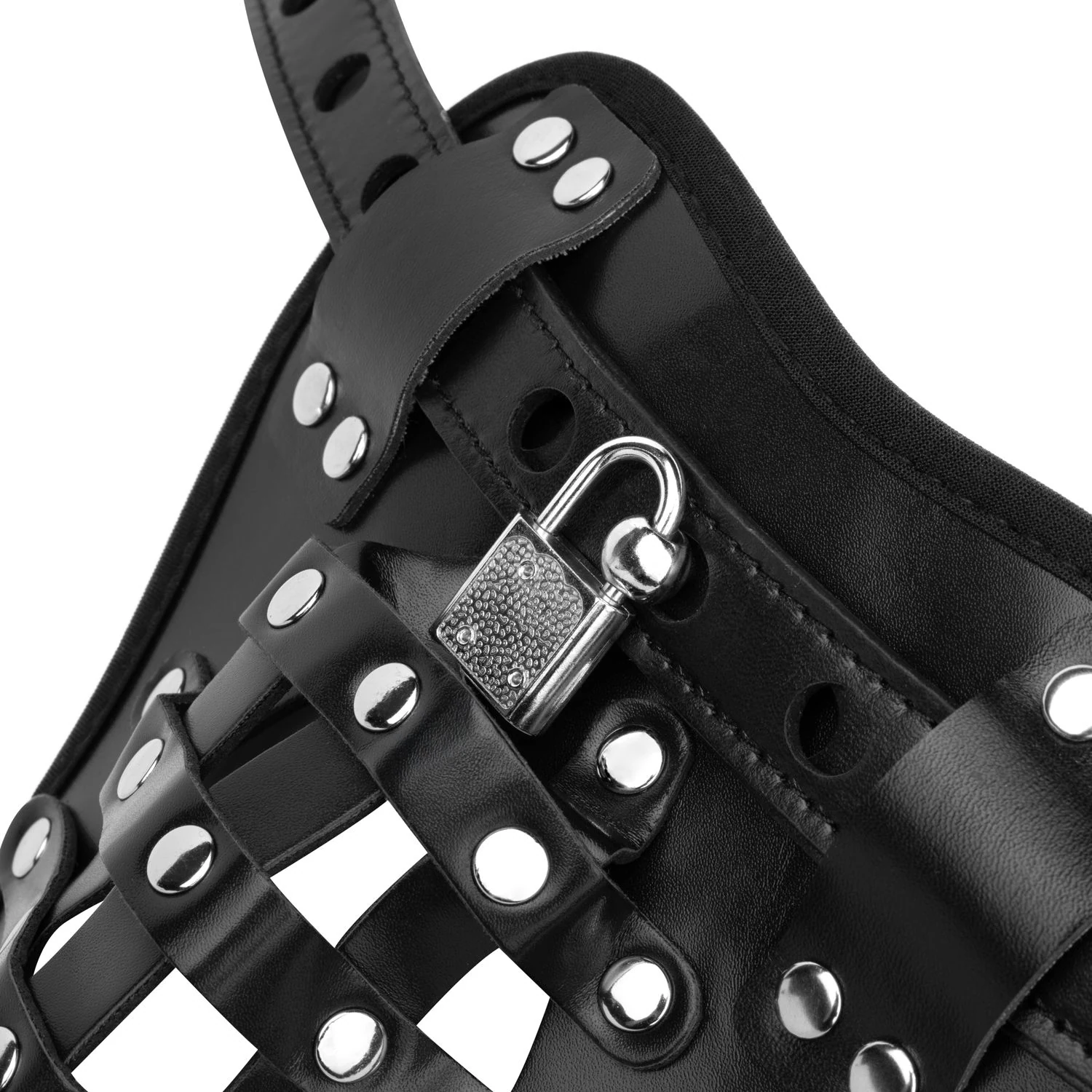 Unisex chastity cage panty zwart voor BDSM en chastity