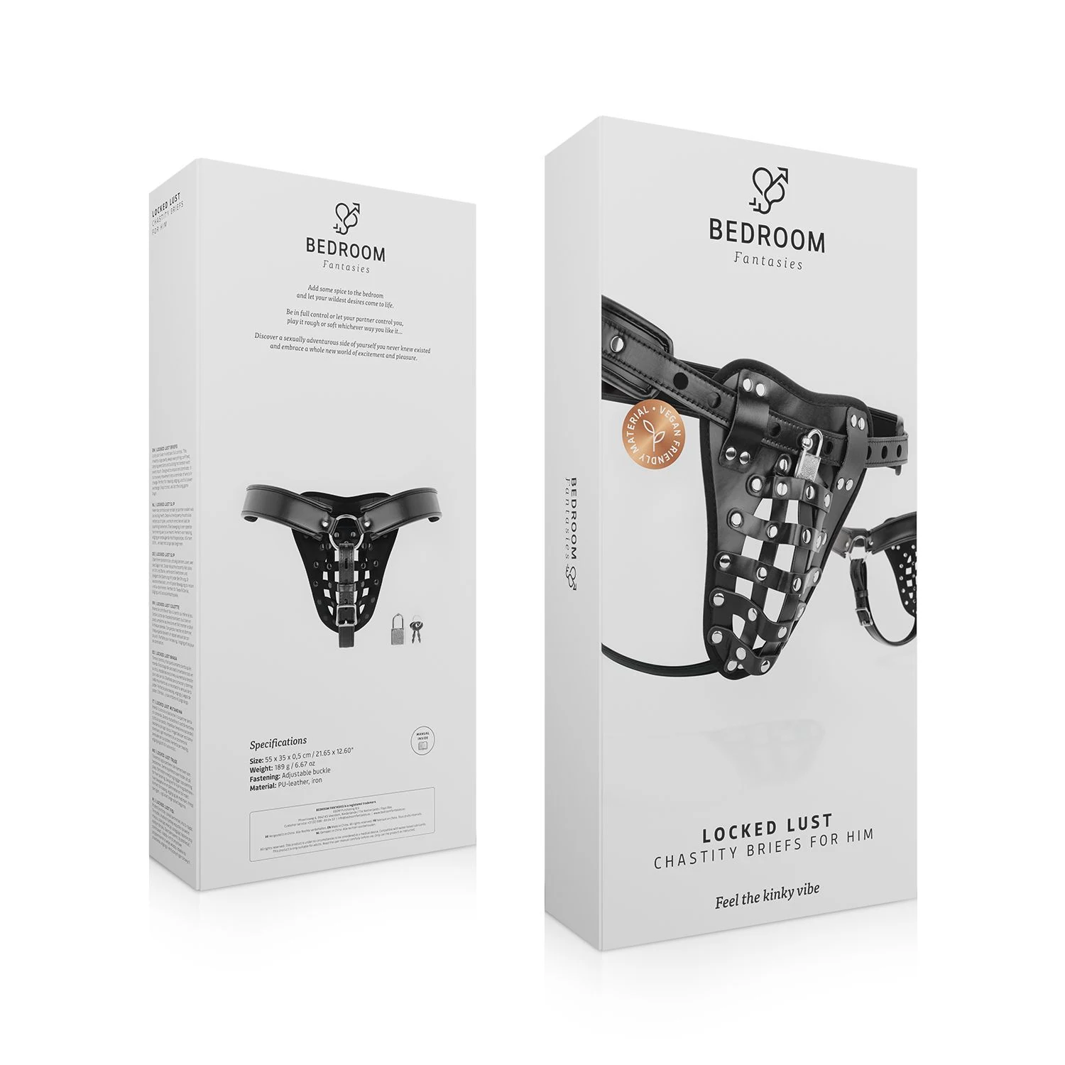 Bedroom Fantasies Chastity Cage Panty zwart met comfortabele pasvorm