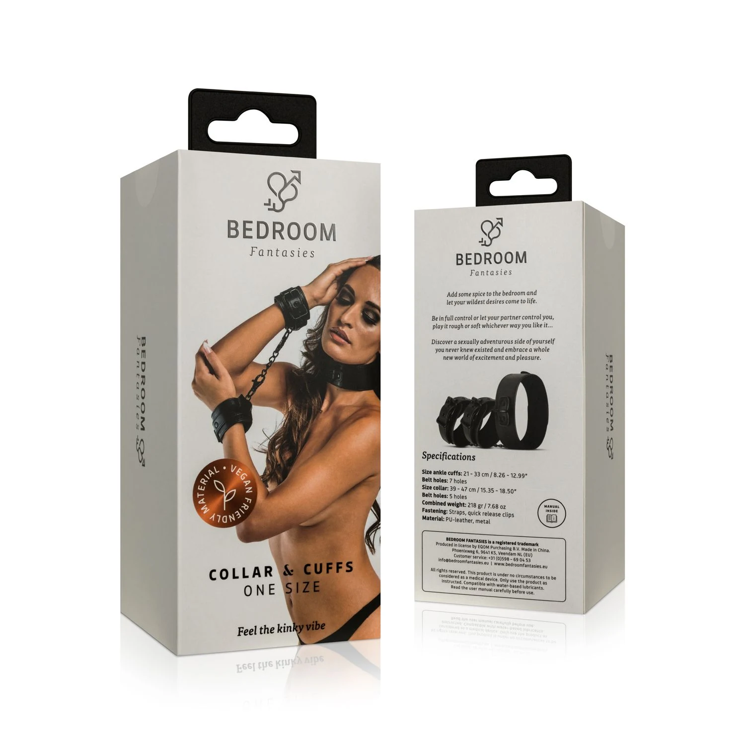 Halsband & Polsboeien - Zwart BF003BLK
