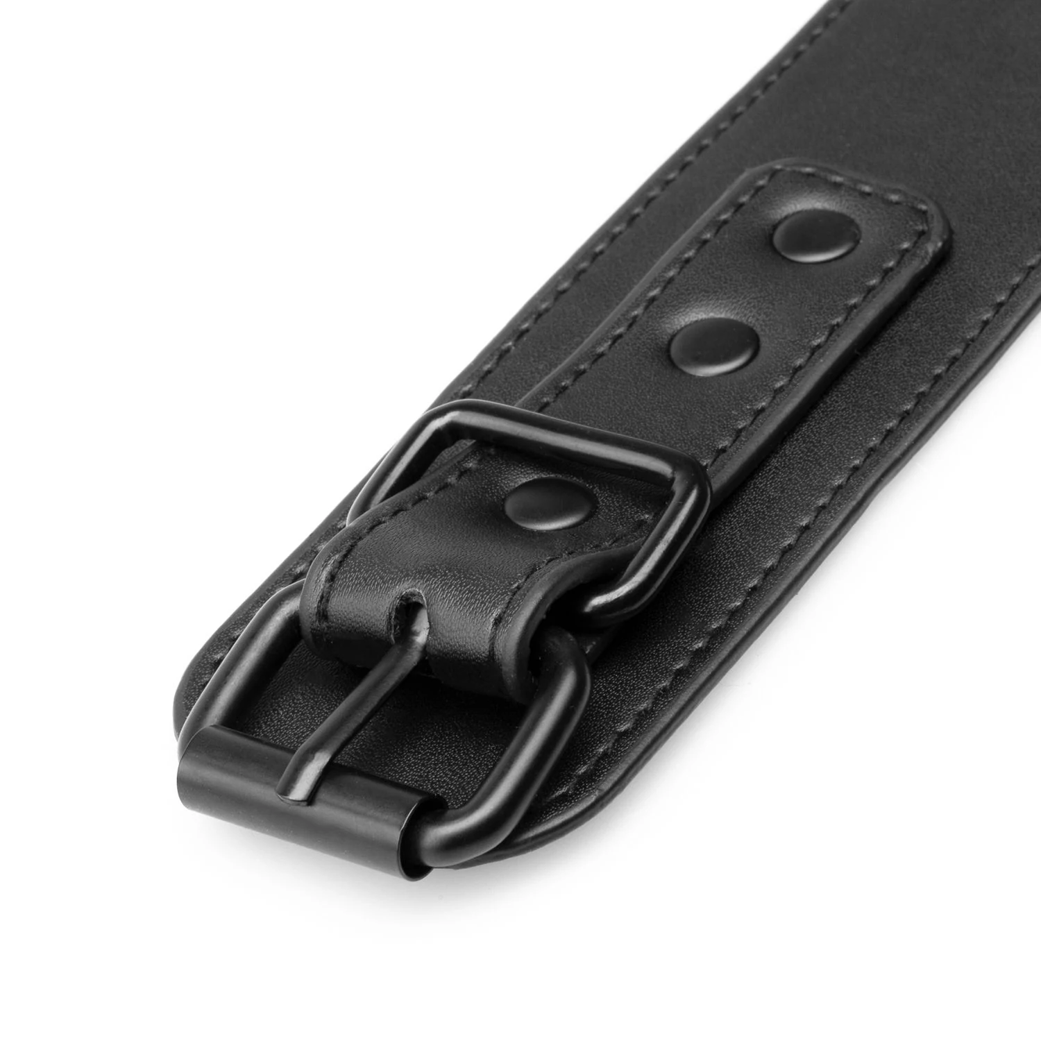 Zwarte unisex halsband en polsboeien van Bedroom Fantasies