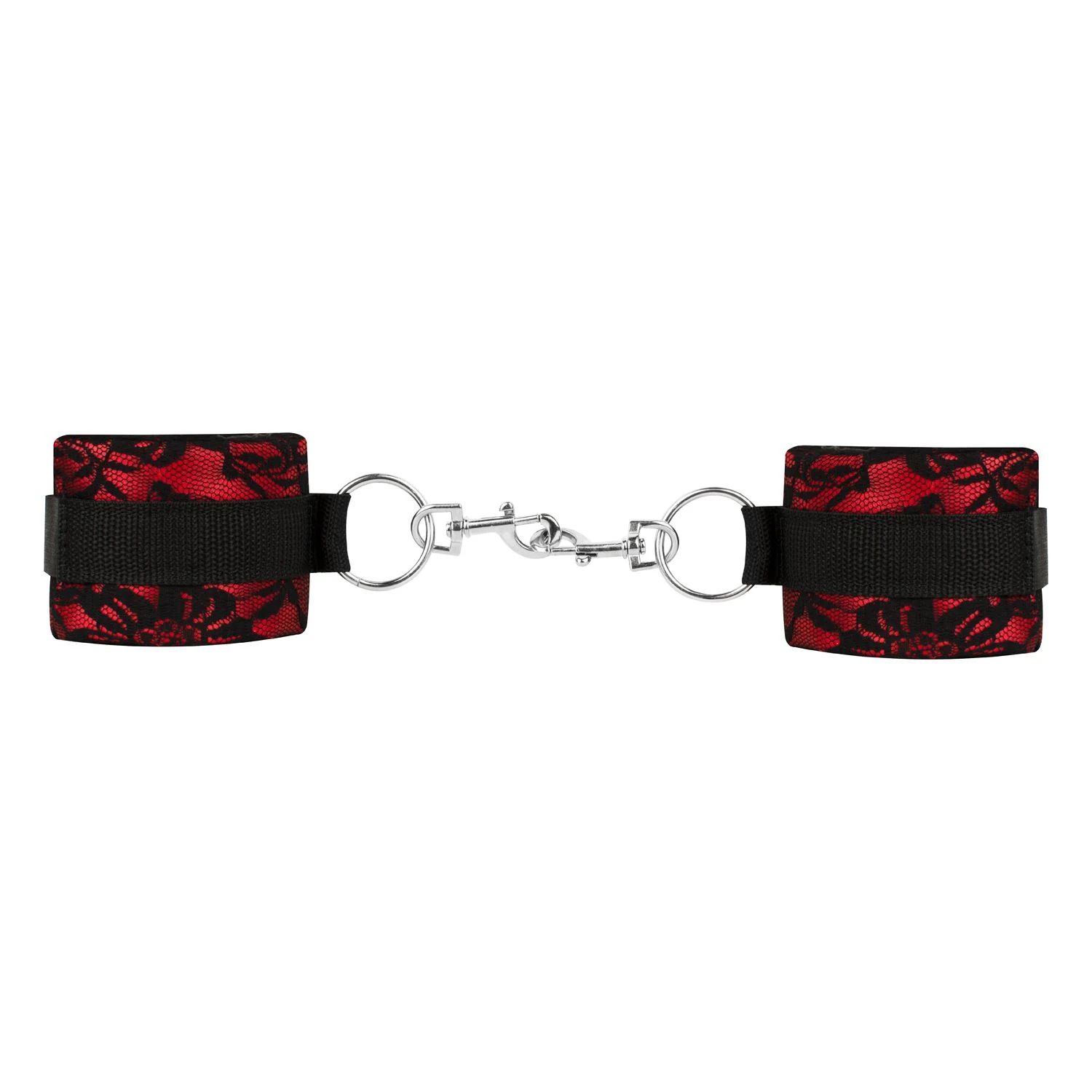 Bedroom Fantasies Lace & Leather Look set rood voor haar