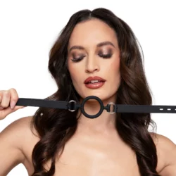 Bedroom Fantasies siliconen O-gag zwart voor bondage