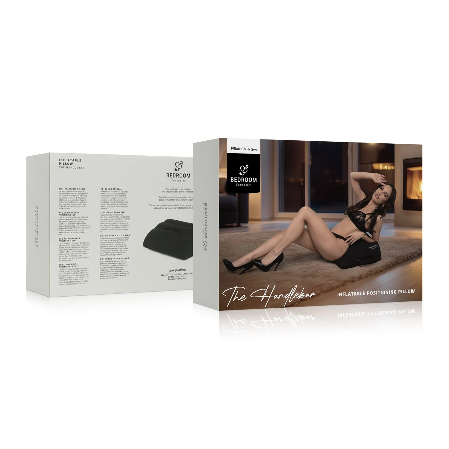 Bedroom Fantasies The Handlebar opblaasbaar kussen zwart, SKU BF063BLK