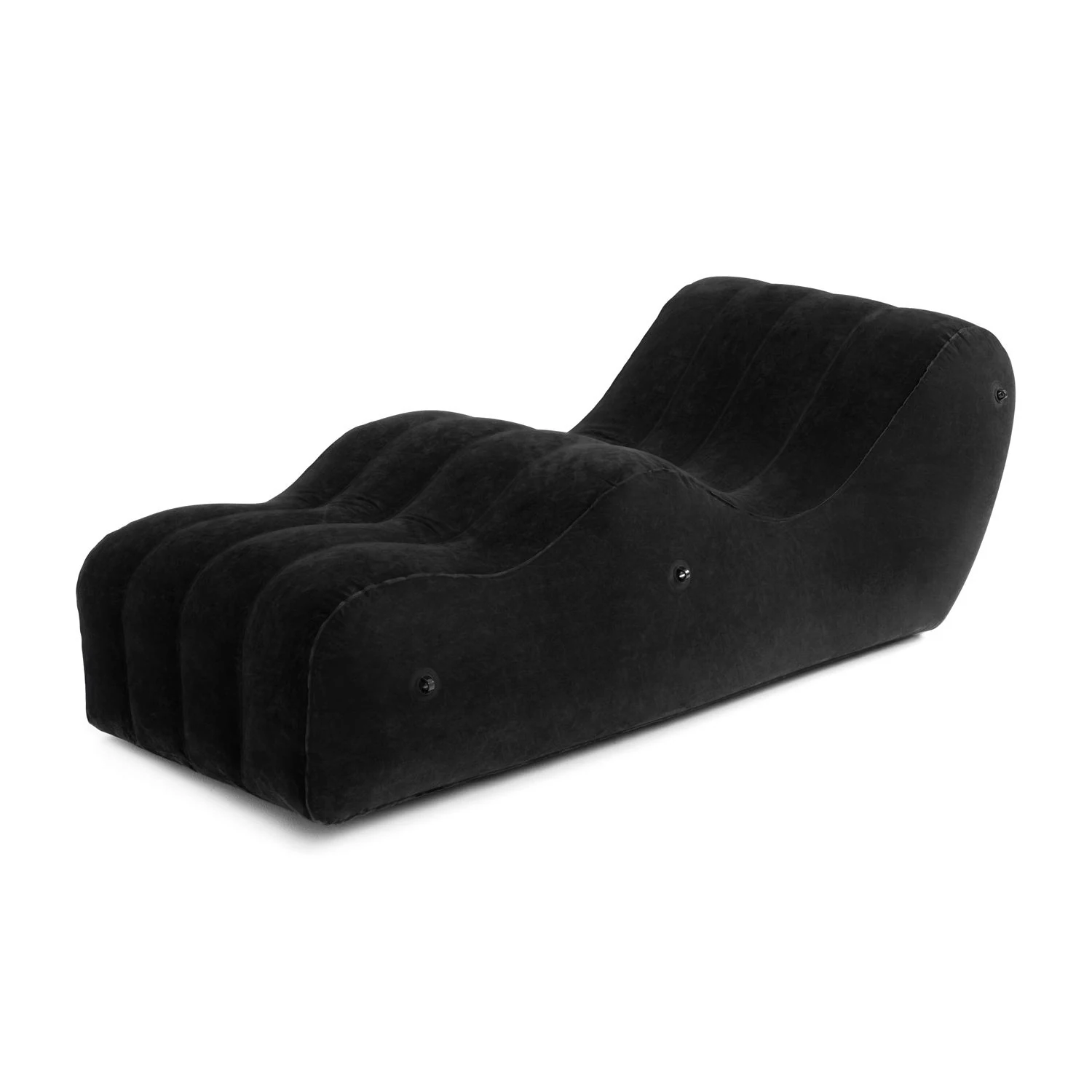 Zwarte opblaasbare bank The Lounger van Bedroom Fantasies