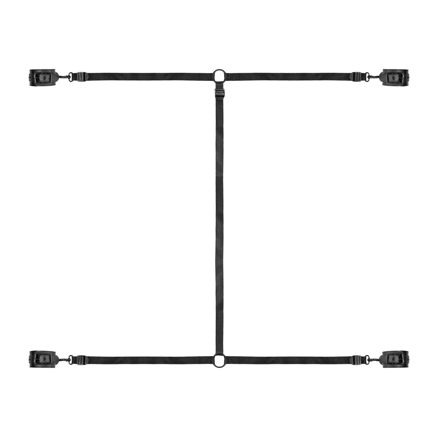 Zwarte under mattress restraint set van Bedroom Fantasies voor bondage onder het matras