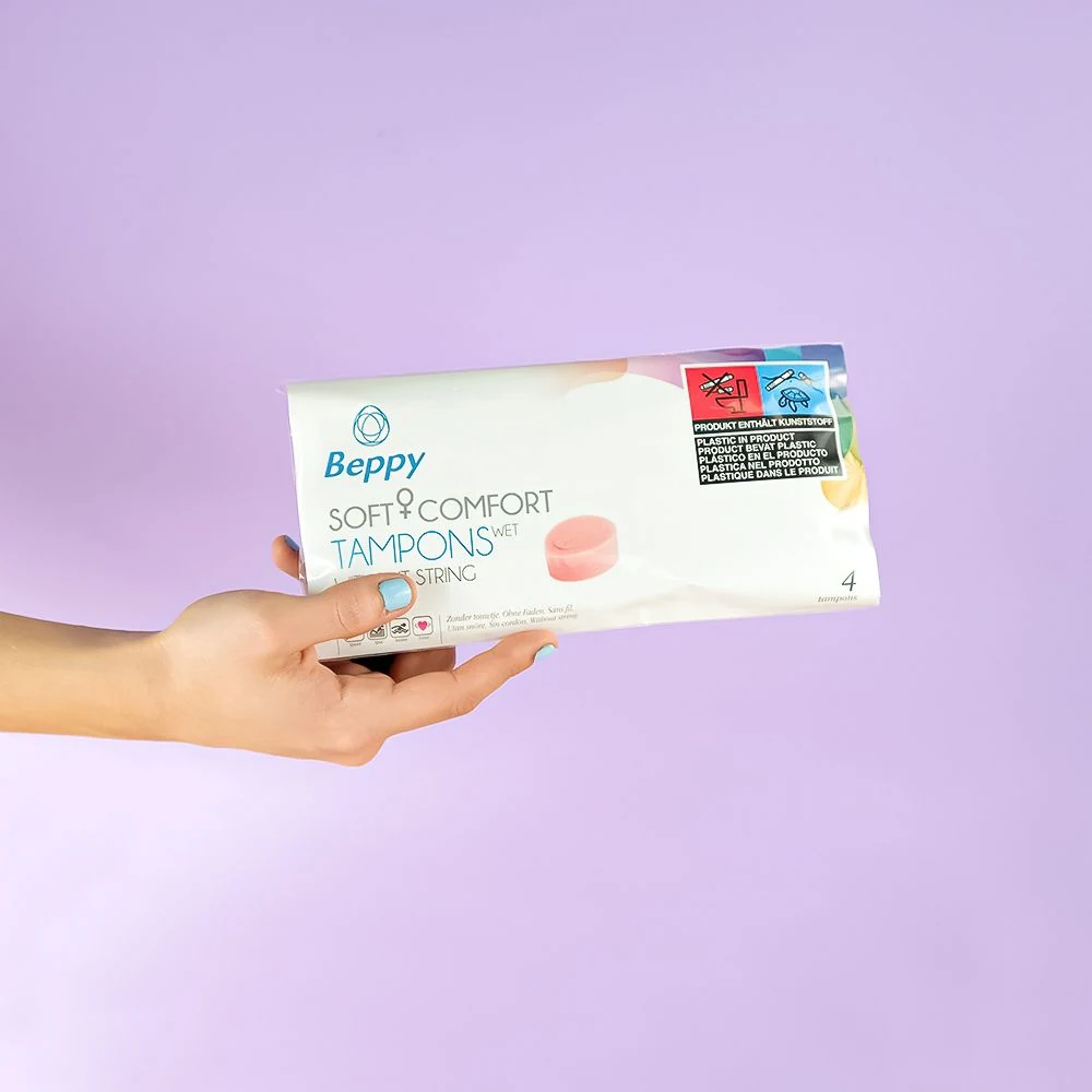 Beppy WET tampons voor menstruatie, sport, zwemmen of sauna