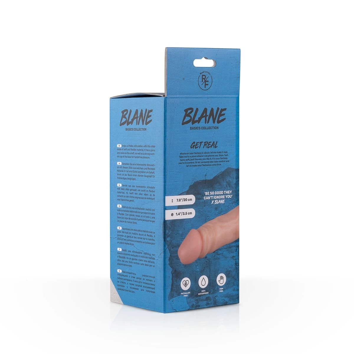 Blane dildo met zuignap voor vaginaal en anaal gebruik