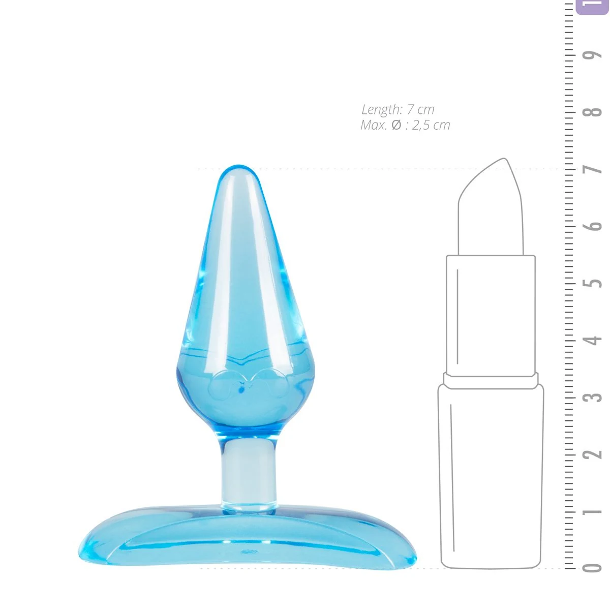 Blauwe mini buttplug The Assifier van Easytoys Online Only