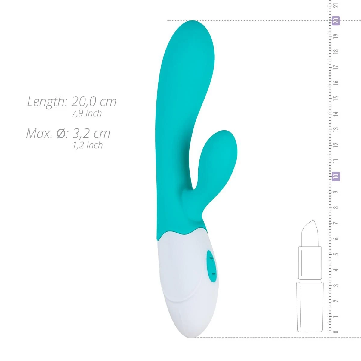 Blis Rabbit Vibrator met invoerdiepte van 105 mm