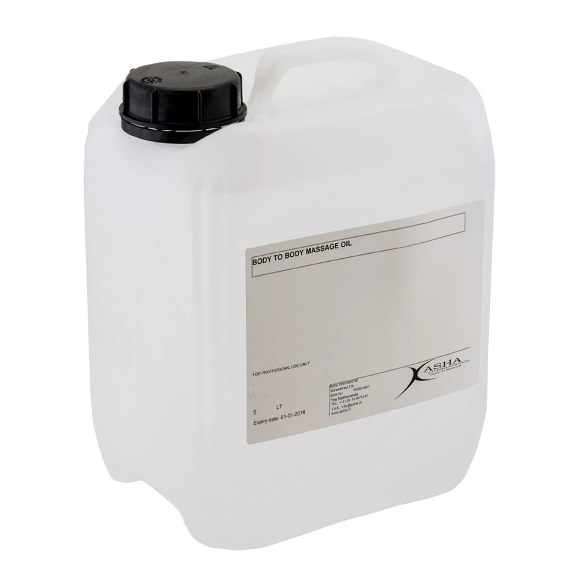 Body to Body Oil 5 liter geurloze massageolie voor alle huidtypen