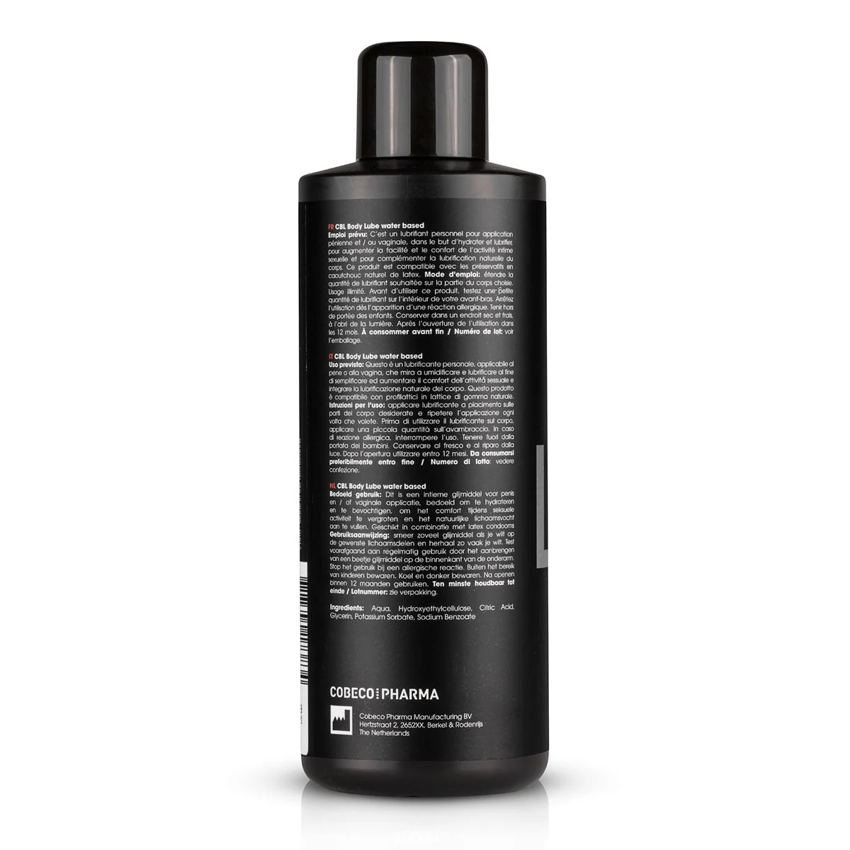 BodyLube Waterbased 1000 ml in handige fles, eenvoudig te doseren en mee te nemen