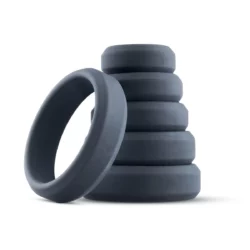 Boners 6-Delige Cockring Set met zes siliconen penisringen in diverse maten