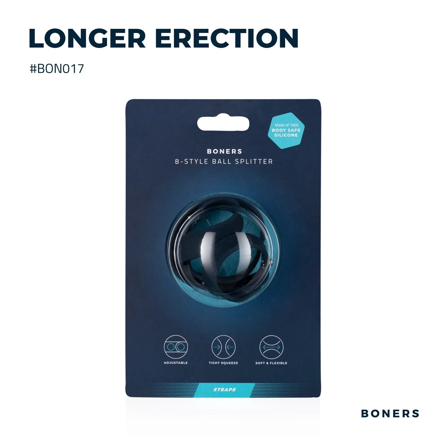 Boners 8-Style Ballsplitter uit BDSM, Chastity en Ball Splitters categorie
