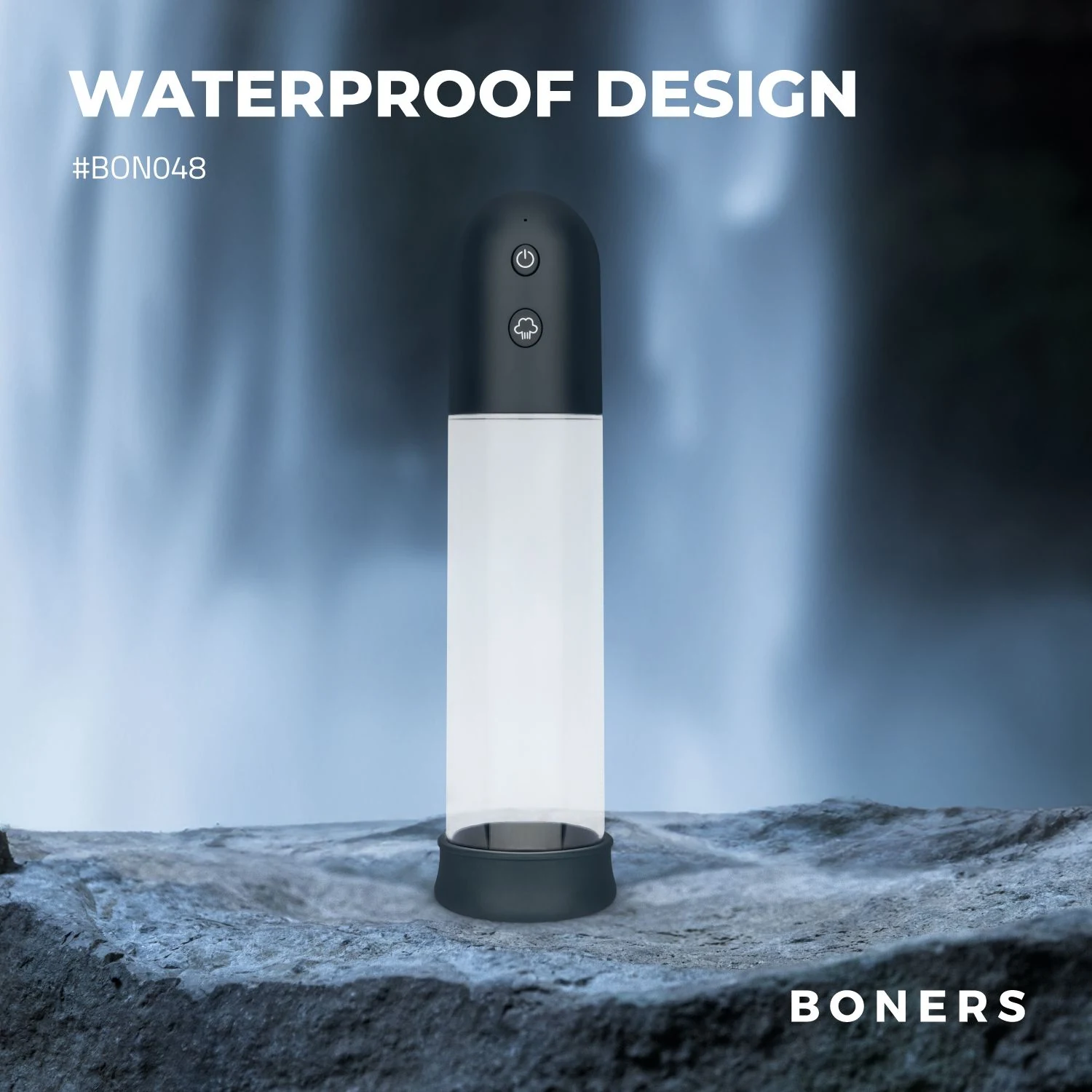 Boners elektrische penispomp met eenvoudig knopmechanisme