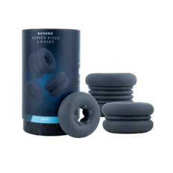 Boners Buffer Ringen blauw, set van 3 diepte-regulerende ringen