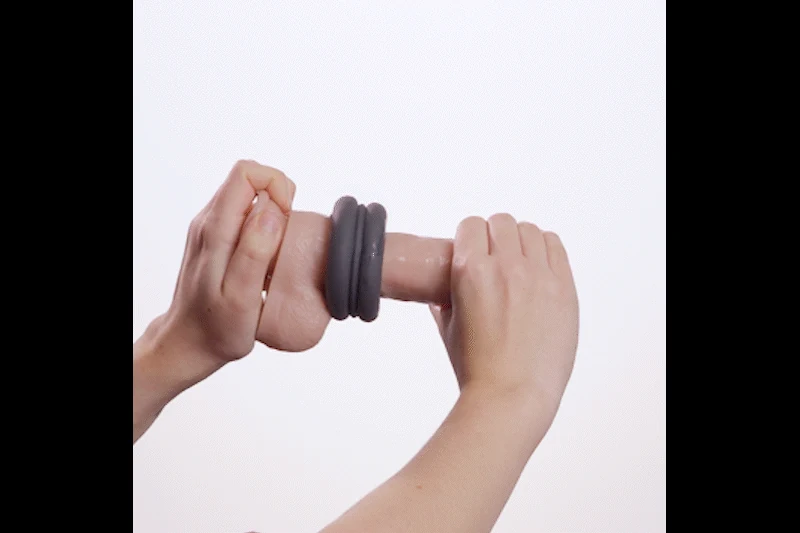 Boners Buffer Ringen blauw van flexibel materiaal