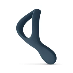 Boners cockring van glad siliconenmateriaal in blauw