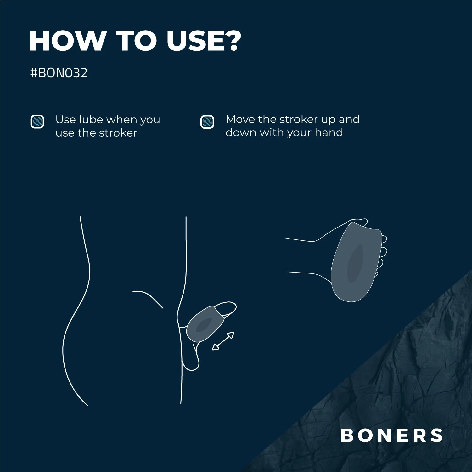 Boners Handjob Stroker van zacht en rekbaar materiaal